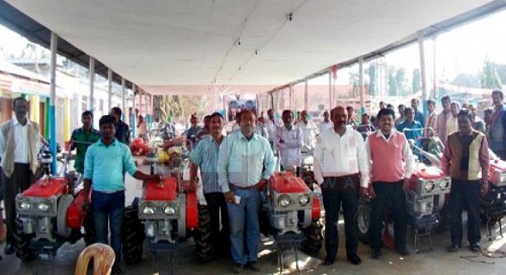 Power-tillers distributed in subsidy: Ten farmers got opportunity of subsidy 